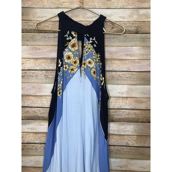 Free People Beat of my heart sleeveless blue tunic - Picture 3 of 6